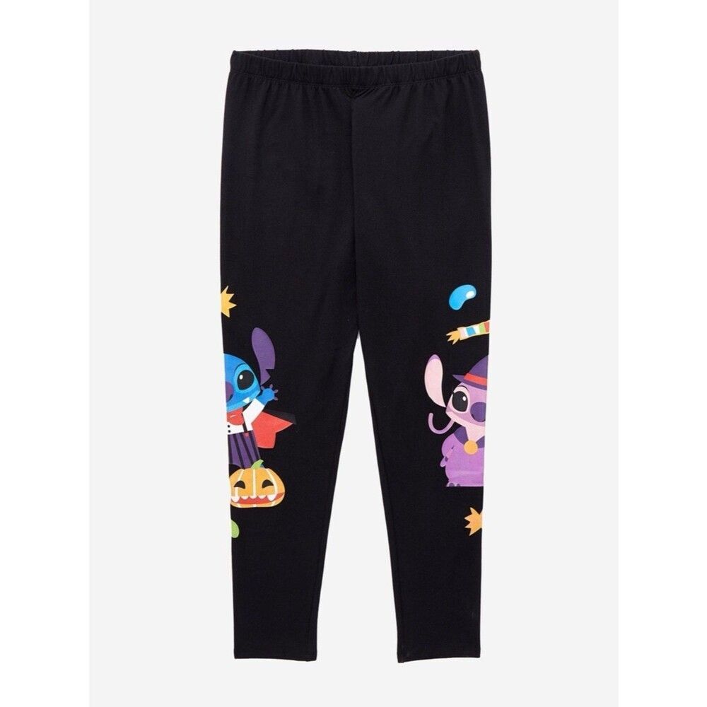 NWT Disney Stitch & Angel Halloween Leggings - Size Small